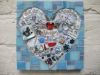 wedding mosaic plaque